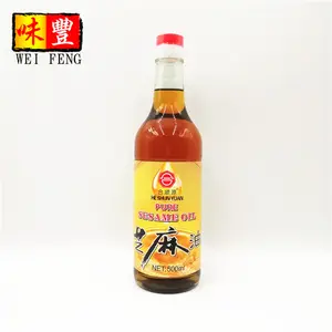 BRC HACCP Certificated Supplier Buyer Brand Wholesale Price 100% Pure 500ml Sesame Oil