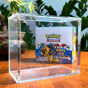 <span class=keywords><strong>TCG</strong></span> bán buôn Pokemon Booster <span class=keywords><strong>Box</strong></span> 1st Edition Acrylic trường hợp Pokemon evolutions Booster <span class=keywords><strong>Box</strong></span> bảo vệ Pokemon Thẻ Tiếng Anh trường hợp - Product Image 5