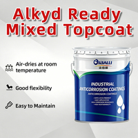 Peinture décorative alkyde prête à l'emploi, disponible en gros et au détail, diverses couleurs, pour métal et bois, anti-corrosion