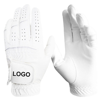 Guantes de Golf de Diseño Personalizado en Piel Cabretta al Por Mayor a Bajo Precio con Agarre Estable para Mano Izquierda y Derecha