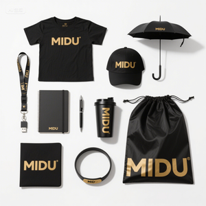 促销礼品带定制标志t恤帆布包挂绳廉价促销礼品赠品 - Product Image 4