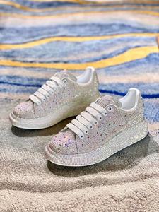 Chaussures élégantes et sportives tendance pour femmes, vêtements de soirée, baskets de style marche de haute qualité avec strass scintillants, boîte d'origine - Product Image 4