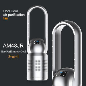 3 funzione in 1 torre senza pale intelligente riscaldamento di raffreddamento e qualità dell'aria ventilatore di purificazione - Product Image 3