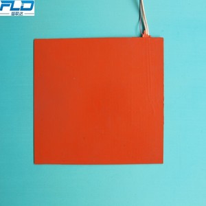 Coussin chauffant flexible et étanche en silicone pour lit en caoutchouc et silicone, 500 500mm, certification UL - Product Image 1