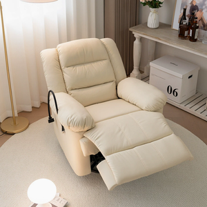 Petit espace de première classe canapé cabine simple chaise inclinable électrique multifonctionnel salon paresseux Massage Nail Art tissu - Product Image 1