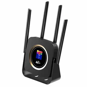 Unlocked CPE Wifi Router 4G LTE Hotspot CPE Router 4G Sim Card WiFi Router with LCD