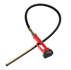 Petit vibrateur à béton portable rechargeable, machine à mortier insérée, vibrateur à béton de qualité industrielle au lithium - Product Image 2