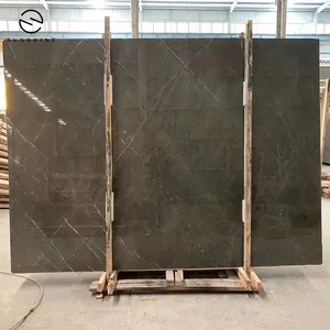 Iranian Classic Pietra Grey Marble Slab For Project Wall Tiles