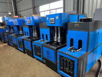 Machine de soufflage de bouteilles PET semi-automatique à commande PLC avec protection haute pression RC Machinery RC-8Y - Vente chaude à bon prix