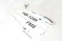 FMS 2500mm ASW-17 EP RC planör PNP Snap-Together meclisi ve karbon Fiber Hobby hobi modeli PFV