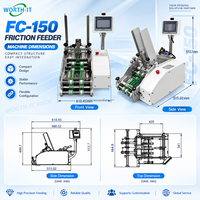 Machine de distribution automatique de cartes par friction, machine de distribution de cartes à friction, machine de distribution automatique de cartes, machine de comptage d'étiquettes avec alimentation papier