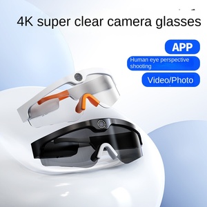 4K HD スポーツ アウトドア ライディング クール ブルーライトカット AI スマート カメラグラス ビデオ撮影＆通話機能付き PCフレーム - Product Image 5