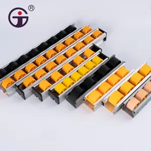 Factory Specialized Customize Mini Size Aluminium Fluent Strip Placon Roller Flow rail for Flow Rack System