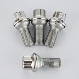 YXQ Factory in China M12 x 1.25 Steel Wheel Nut Covers Chrome-Looking Lug Nuts & Accessories for All Cars