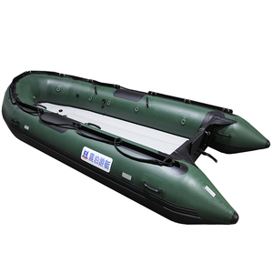 Bateau de pêche gonflable à grande vitesse de style Zodiac pour 6 personnes, en Hypalon/PVC, prêt à la dérive, modèle ZB-380 - Product Image 2