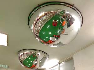 360 degrés 100cm diamètre sécurité routière vue sur la route miroir dôme PMMA sans cadre - Product Image 5