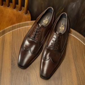 Zapatos de Vestir de Cuero para Hombre, Estilo Británico, Personalizados, de Lujo, con Punta y Correa, Casuales - Product Image 5