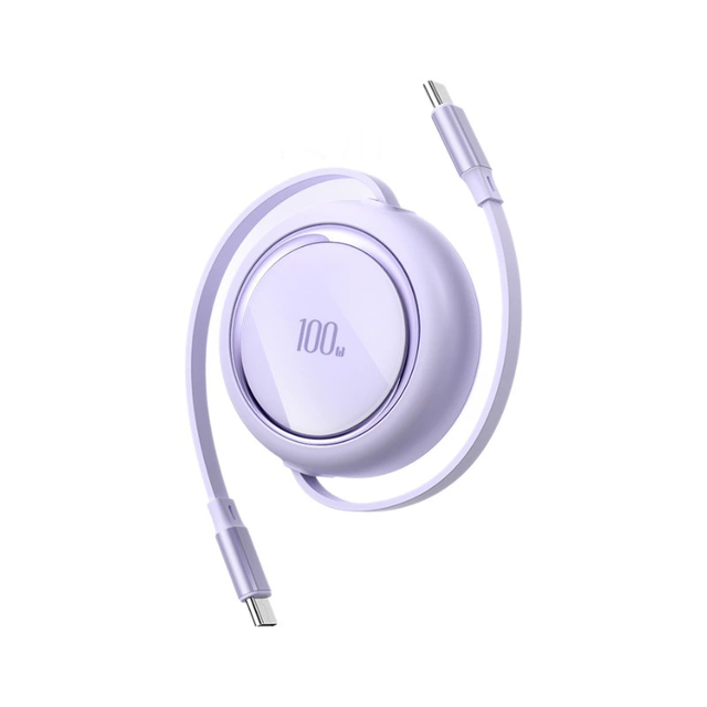 Hot Selling 100W Fast Charging Retractable 1.2M Nylon USB Cable for Mobile Phones Compatible IOS A3 TYPE-C PVC OEM for iPhone