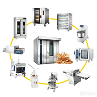 Ligne de production de pain semi-automatique compacte pour petites boulangeries et usines alimentaires