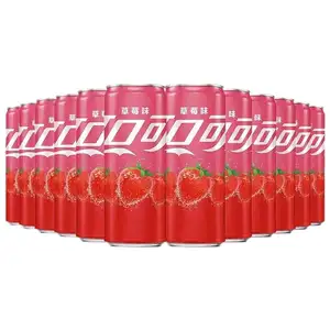 Cocacola fragola sapore 330ml Soda gassata prima bevanda di prima idratazione prime bevande analcoliche