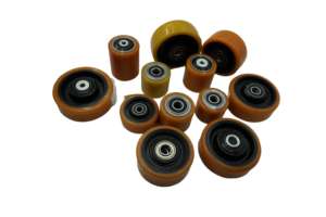 Nuova Ruota di Bilanciamento per Carrello Elevatore Elettrico Linde 0009933747, 140*54-20 PU, Capacità di Carico 1500kg - Product Image 6