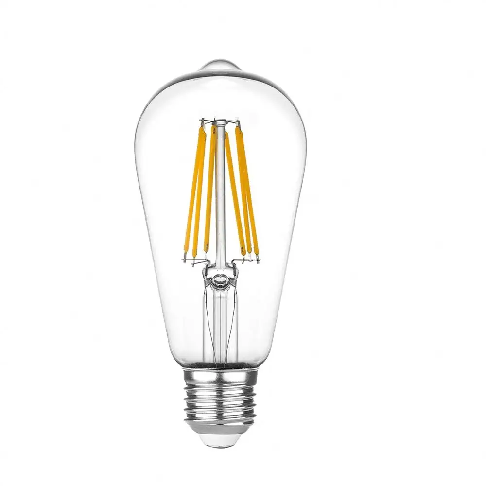 ETL PES SAA B22 E26 E27 12v 24v 36v Edison filament Bulb 4w 6w 8w 10w 12w led filament bulb st64