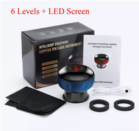 Appareil de massage électrique rechargeable avec contrôle de la minuterie, 6 modes/12 modes de chauffage, aspiration corporelle intelligente, ventouses ABS, Gua Sha
