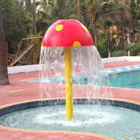Cascade de piscine en acrylique en forme de champignon pour spa aquatique