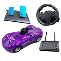 Mini voiture espion FPV 5,8G avec caméra 720P, voiture de course à grande vitesse 1/28 avec écran vidéo en temps réel