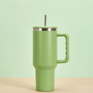 Insulated H3.0 <b>Handle</b> Car <b>Tumbler</b> <b>40oz</b> Travel Mug Lid Straw Anti-Slip OEM ODM Custom Logo - Product Image 4