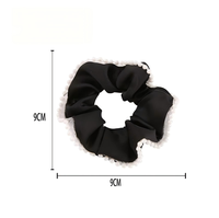 Eleganter Koreanischer Stil Hochelastischer Handgefertigter Haargummi mit Perlen-Elastikband für Mädchen Haaraccessoires