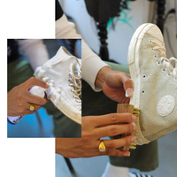 Kit de nettoyage de chaussures et baskets avec étiquette personnalisée 4 en 1 avec nettoyage de baskets et liquide de nettoyage de chaussures jason markk