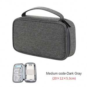 Organizador de Accesorios Electrónicos Digitales de Viaje, Bolsa de Almacenamiento Portátil a Prueba de Agua con Logotipo Personalizado - Product Image 4