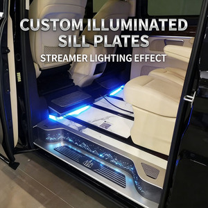 Accesorios Tecnológicos Feigeer, Pieza <span class=keywords><strong>Interior</strong></span> <span class=keywords><strong>de</strong></span> Aleación <span class=keywords><strong>de</strong></span> Aluminio, Pedal <span class=keywords><strong>de</strong></span> Bienvenida Iluminado para Automóvil Modificado, para GL8 653T ESLED 2016-2023 - Product Image 4