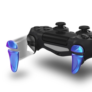 PlayVital EXtremeRate 2 Pares de Botones de Hombro Brillantes Color Azul Camaleón Púrpura, Extensiones de Gatillos para Controles de PS4 de Todos los Modelos - Product Image 6