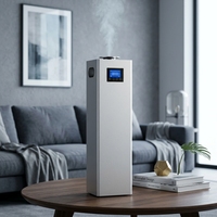 Diffuseur d'arômes d'air commercial HVAC de 500 ml, système de diffusion de parfum sans fil, petit modèle, alimenté par batterie, matériau métallique