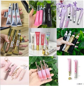 Brillo Labial Personalizado con Logotipo, Aplicador Metálico en Tubo Negro, Efecto Voluminizador Extremo, Hidratante, Vegano, Etiqueta Privada - Product Image 6