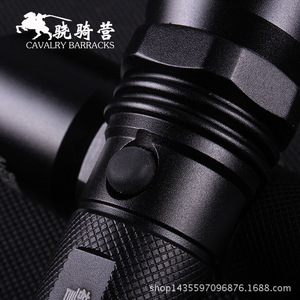 Cavalry Barracks <b>Flashlight</b> <b>LED</b> Aluminum Alloy High Power Mini Outdoor Waterproof Strong Light Torch - Product Image 5