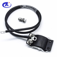 Kits de mise à la terre ZK GK-1/2 Fashion Sell Outdoor SUS304+EPDM avec étanchéité IP68 pour accessoires de câble coaxial 1/2'' dans le secteur des télécommunications