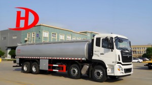 Camión de Transporte de Combustible de Acero Euro V Shacman 8x4, 27.5CBM, Anti-Fugas, para Crudo/Gasolina, con Bomba de Combustible, 270HP, 5001-10000kg - Product Image 3