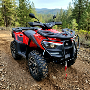 รถเอทีวี KYMCO MXU 700I LE สีแดงใหม่เอี่ยม แบบ Wood  ระบบขับเคลื่อน 2WD/4WD เปลี่ยนได้ อัตโนมัติ ขัดเงา สำหรับใช้งานออฟโรด - Product Image 3