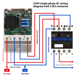 KG-F 220V thông minh ánh sáng đường phố hẹn giờ chuyển đổi cảm biến tự động mô-đun không thấm nước không ướt Điều khiển điều khiển ánh sáng - Product Image 4