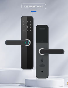 टलॉक स्मार्ट हैंडल लॉक डिजिटल फिंगरप्रिंट बायोमेट्रिक लॉक डिजिटल फिंगरप्रिंट कार्ड स्मार्ट डोर लॉक कुंजी के साथ - Product Image 6