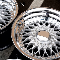 Nouvelles jantes forgées en fibre de carbone chromées haute brillance 3 pièces 20-22 pouces 5x114.3/5x112/5x130 25mm ET Mercedes RR