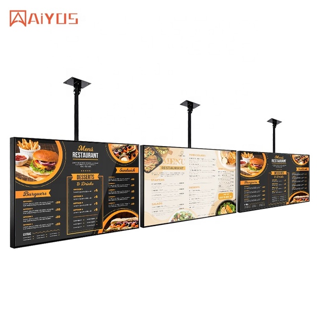 Factory 32'' 43'' Wi-Fi Android Screen Menu Video Sign Display for Shops & Restaurants