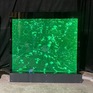 Divisor de ambientes con pared de burbujas de agua personalizada con luces y pantallas LED con control remoto - Product Image 3