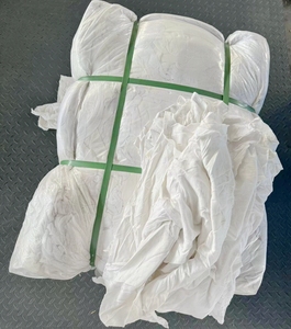 Công Nghiệp Cao Cấp 100% Bông Phế Liệu Vải Rags Trắng Dầu Thấm Lau Rags Cho T-Shirt Làm Sạch 5Kg Túi (35-55Cm) - Product Image 4