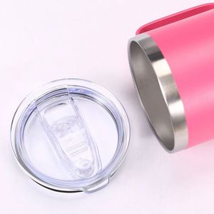 Generic 12oz <b>Double</b> <b>Wall</b> Vacuum Insulated Office Mug 304 Stainless Steel American Style Handle Coffee Cup - Product Image 2