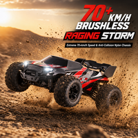 Voiture RC 4x4 haute vitesse 1:18 2,4 GHz, Buggy tout-terrain télécommandé entièrement proportionnel avec barre anti-basculement, câble USB, chargeur YH18002 PRO 80m