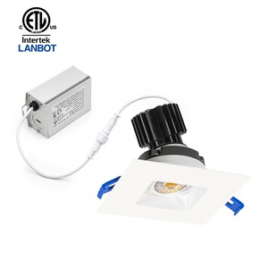 Bán buôn hiện đại 3 inch 6W IP54 chống chói Vòng mỏng LED lõm nhãn cầu Gimbal trần downlight cho văn phòng nhà - Product Image 4